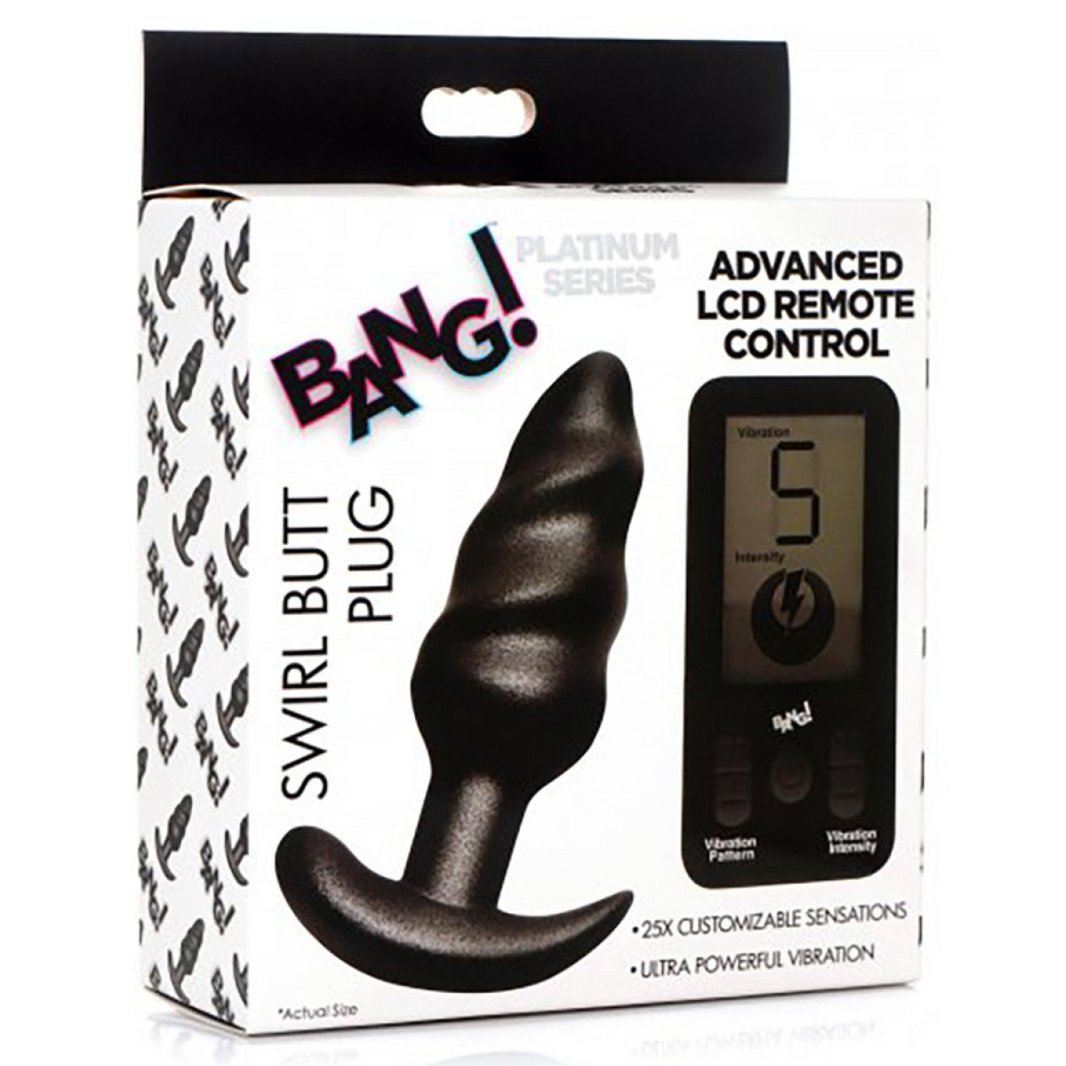 plug vibrant swirl butt 95 x 36cm 1