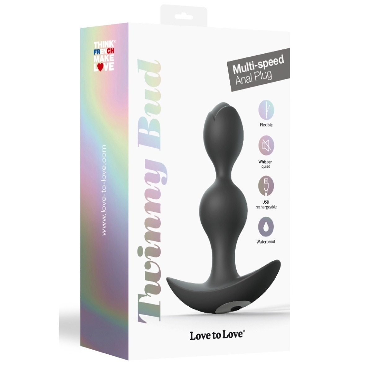 plug vibrant twinny bud 105 x 3cm noir 1