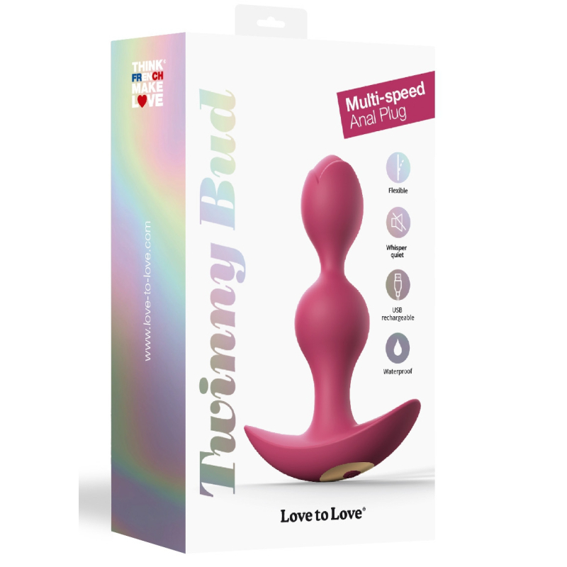 plug vibrant twinny bud 105 x 3cm rose 1