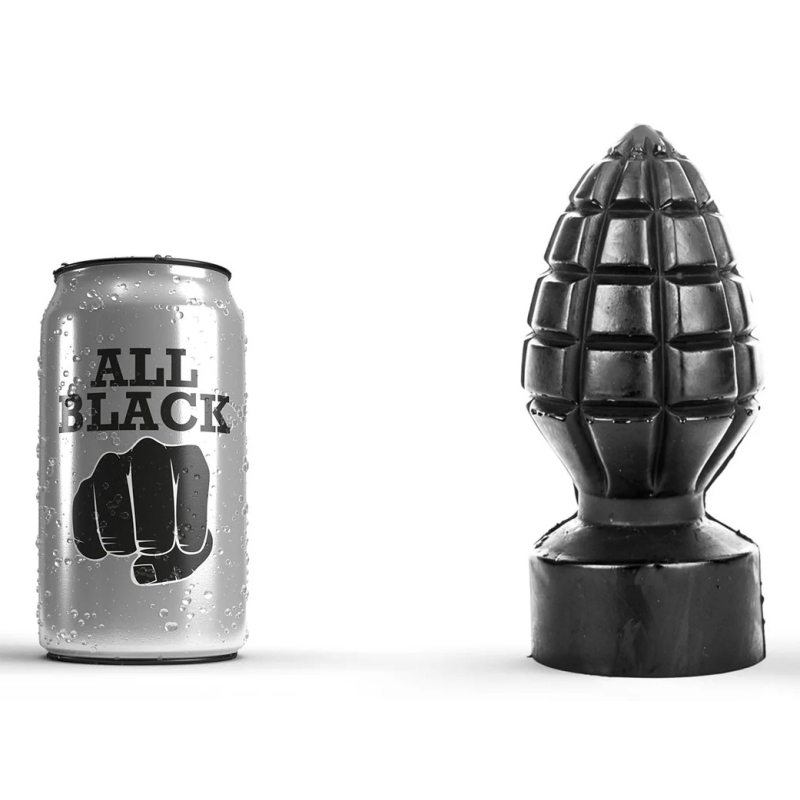 plug xl ab33 grenade all black 11 x 65cm