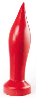 plug zizi big taper 17 x 52 cm rouge