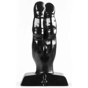 plug zizi double finger fuck 10 x 4 cm noir