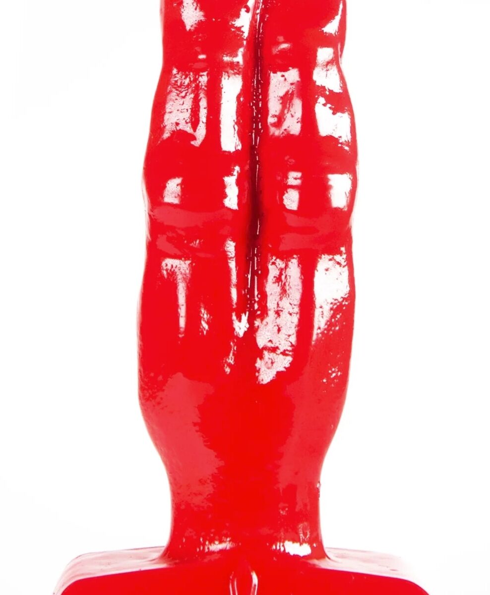 plug zizi double finger fuck 10 x 4 cm rouge