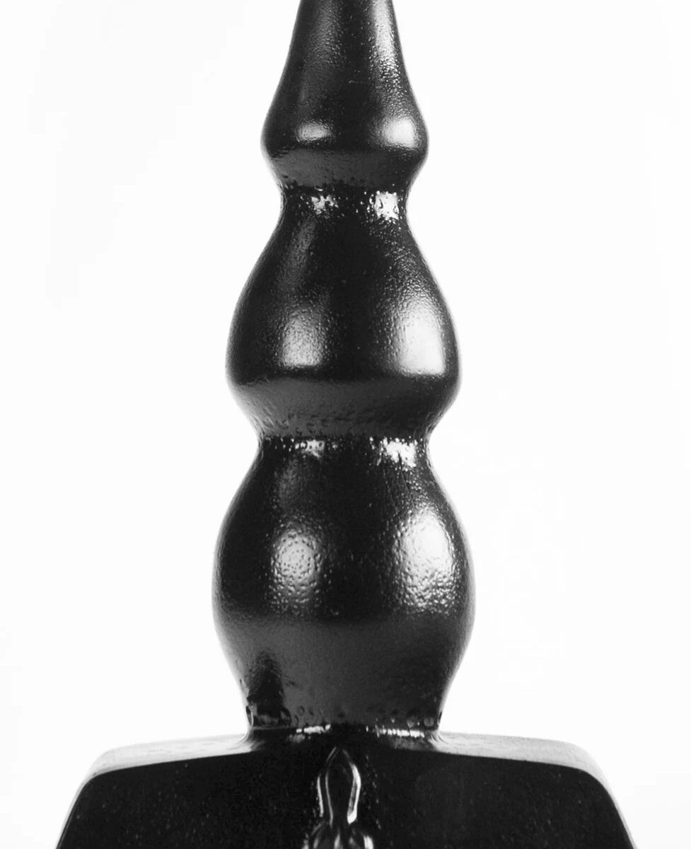 plug zizi ripple 9 x 3 cm noir