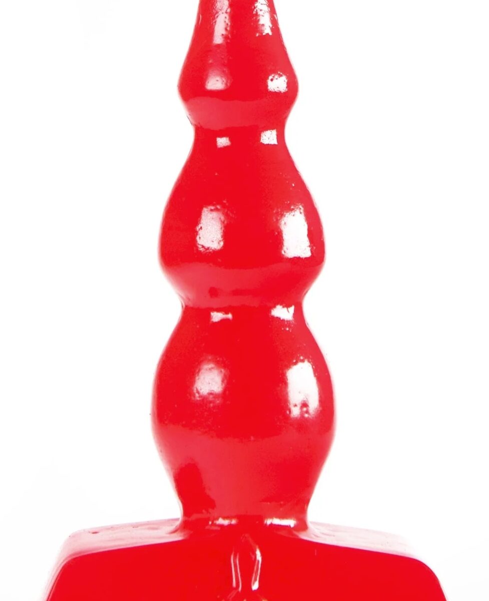 plug zizi ripple 9 x 3 cm rouge