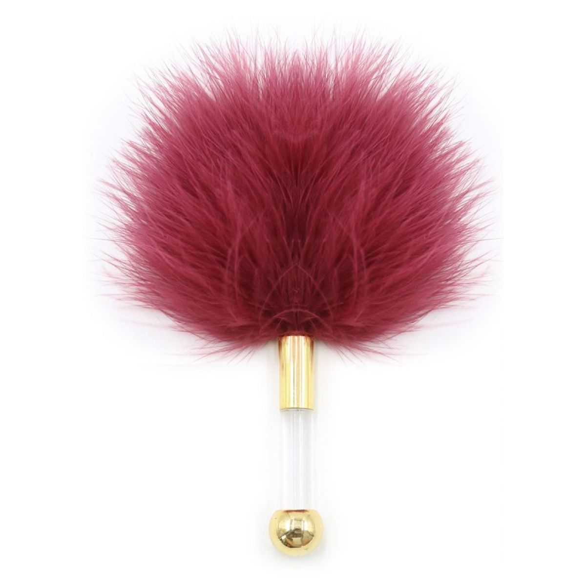 plumeau golden clear 15cm bordeaux