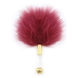 plumeau golden clear 15cm bordeaux