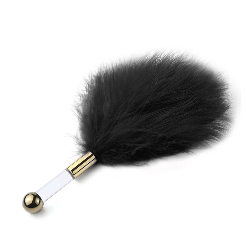 plumeau golden clear 15cm noir 1
