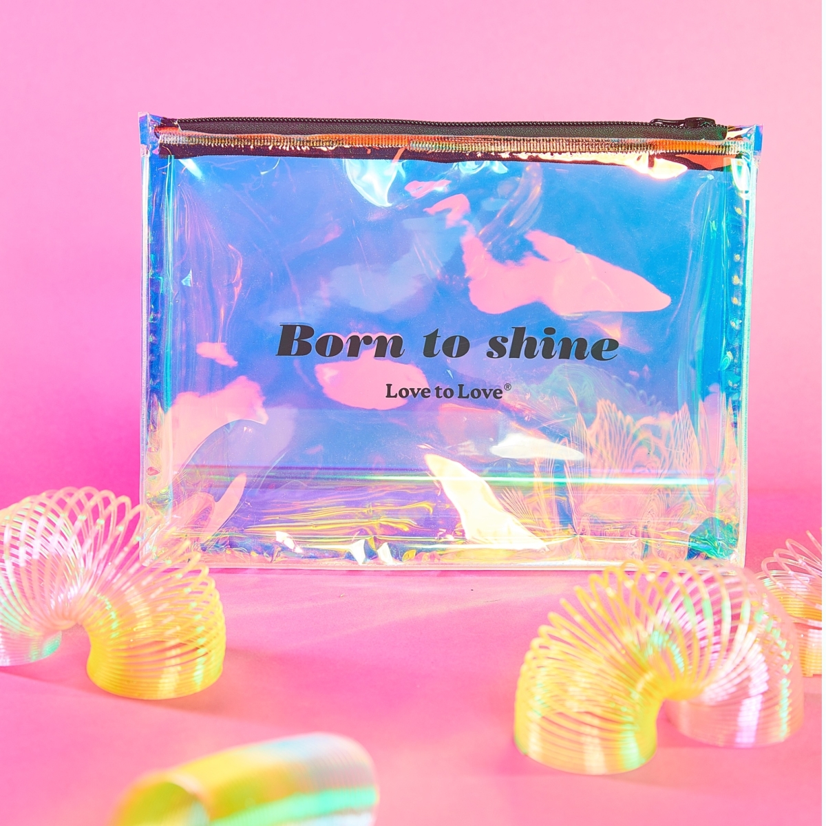 pochette de rangement born to shine zip noir 1