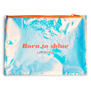 pochette de rangement born to shine zip orange scaled