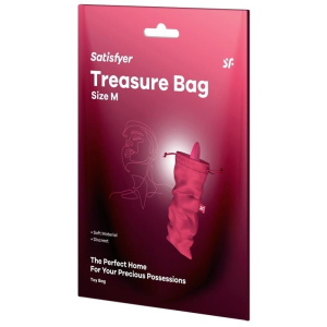 pochette de rangement treasure bag m rose