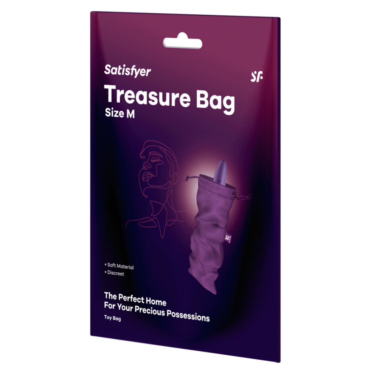 pochette de rangement treasure bag m violet