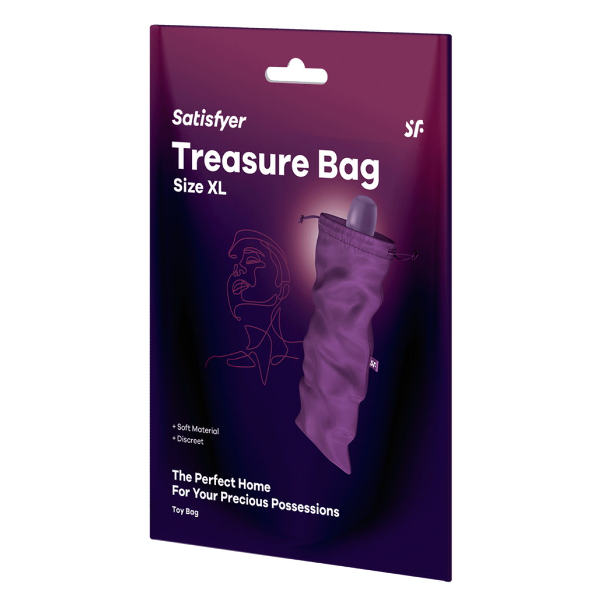 pochette de rangement treasure bag xl violet