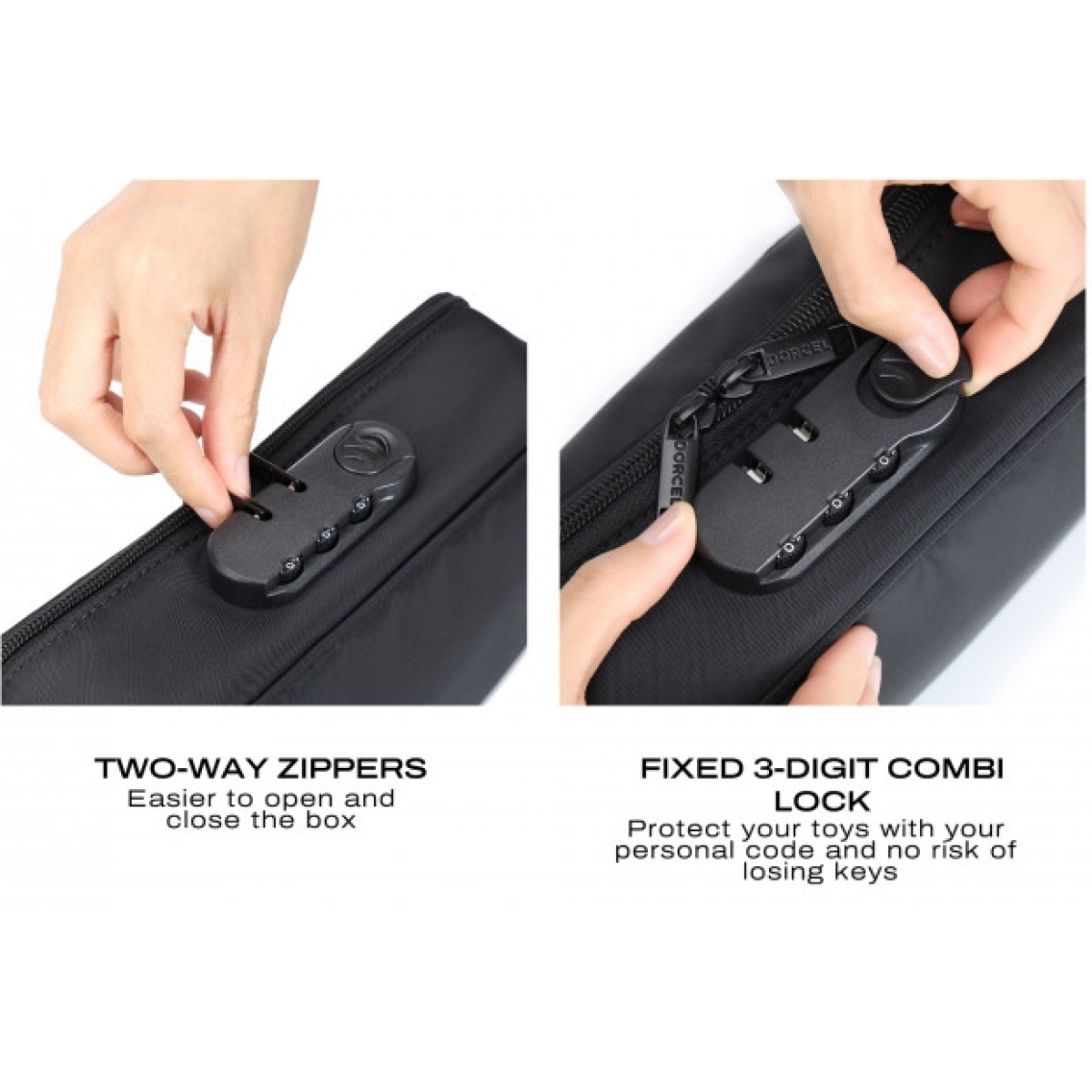 pochette de transport discreet box dorcel 2