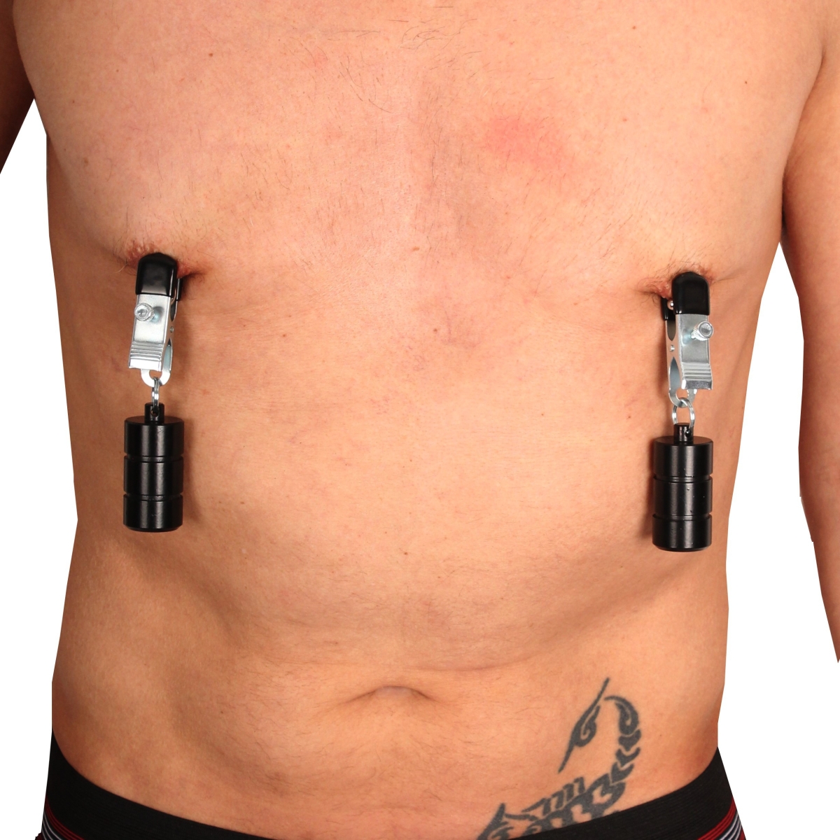 poids pour seins ballstretcher 200g avec pinces 2 pieces 1