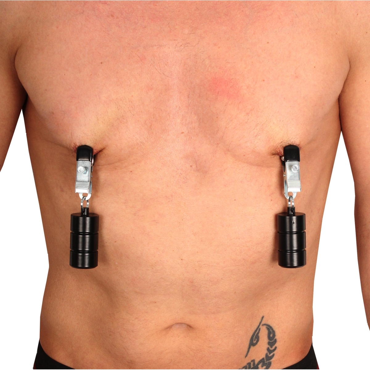 poids pour seins ballstretcher 300g avec pinces 2 pieces 1