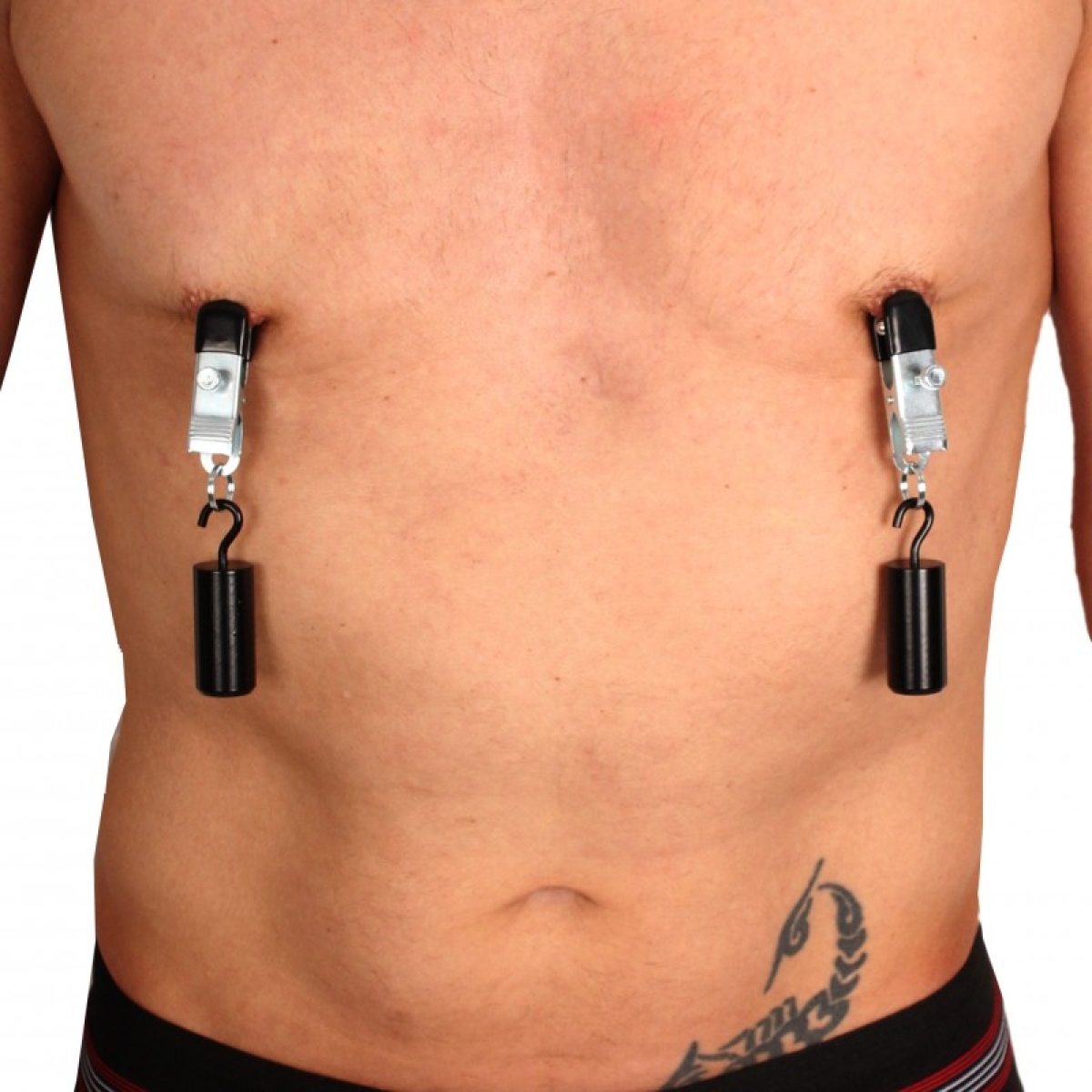 poids pour seins ballstretcher 400g avec pinces 2 pieces 1