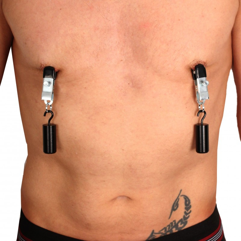 poids pour seins ballstretcher 400g avec pinces 2 pieces 1