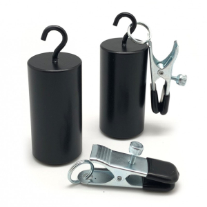 poids pour seins ballstretcher 400g avec pinces 2 pieces
