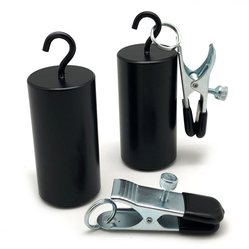 poids pour seins ballstretcher 500g avec pinces 2 pieces