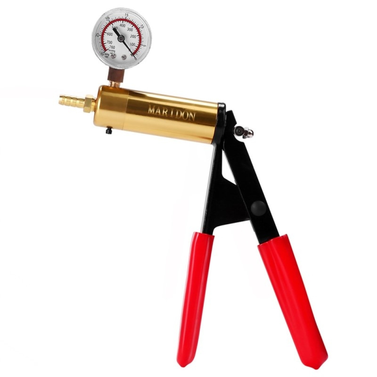 poignee pour pompe a penis avec controleur rouge