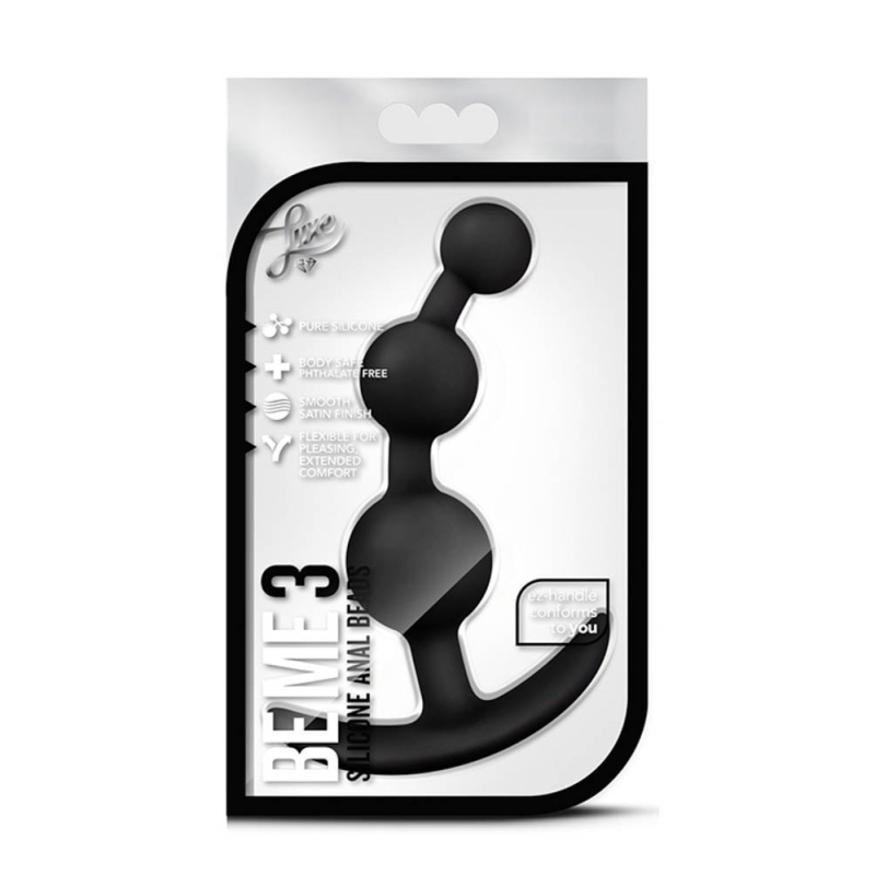 point g beads silicone 11 x 3 cm noir 1