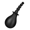 poire anale silicone rippled