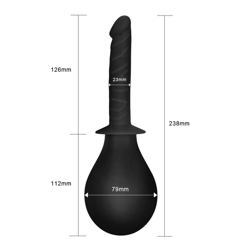 poire de lavement anal flexible 12 x 2 cm 5