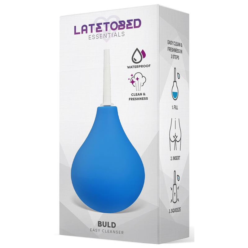 poire de lavement buld easy bleue 1