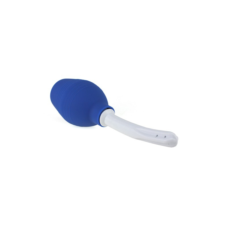 poire de lavement douche anale bleue 2 insertion 12 x 2cm 1