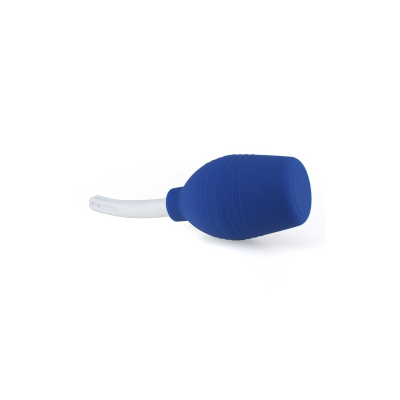 poire de lavement douche anale bleue 2 insertion 12 x 2cm 3