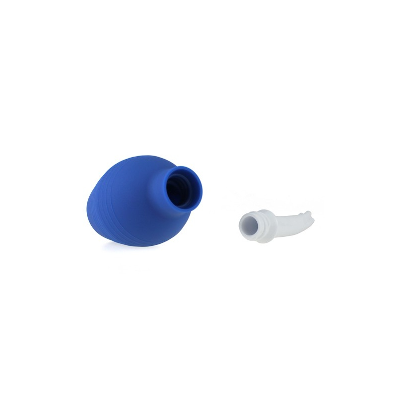 poire de lavement douche anale bleue 2 insertion 12 x 2cm 4