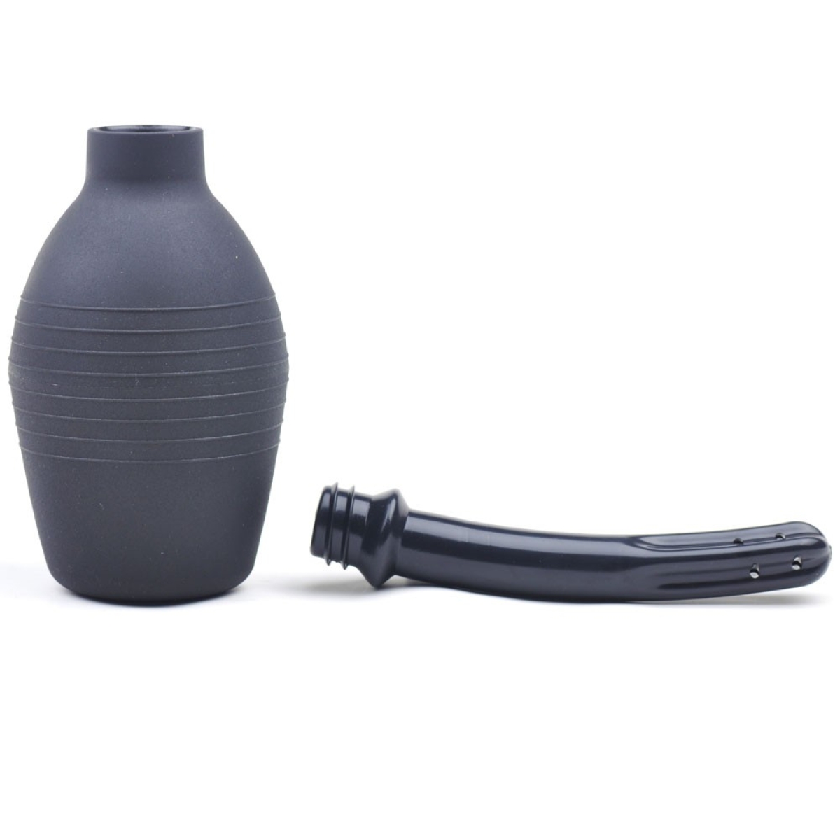 poire de lavement douche anale ii noire insertion 12 x 2cm 1