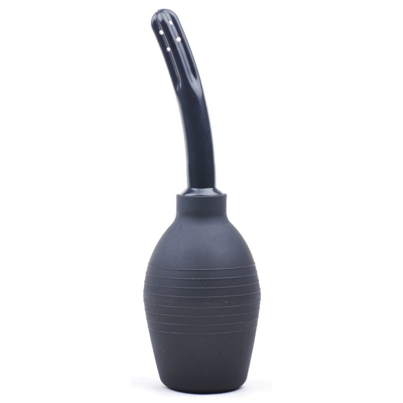 poire de lavement douche anale ii noire insertion 12 x 2cm