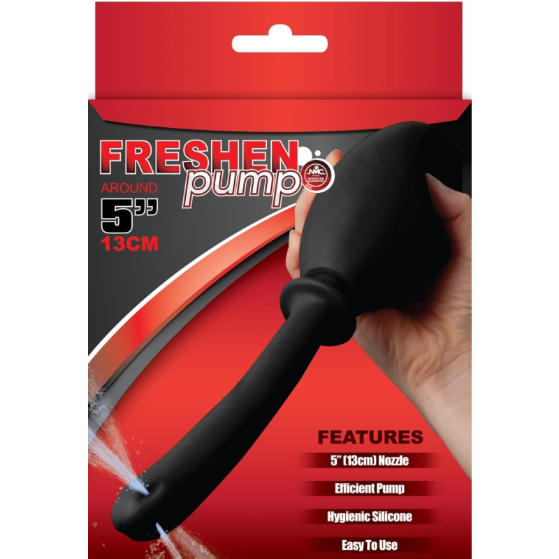 poire de lavement fresh tube 13 x 22cm contenance 275ml noire 1