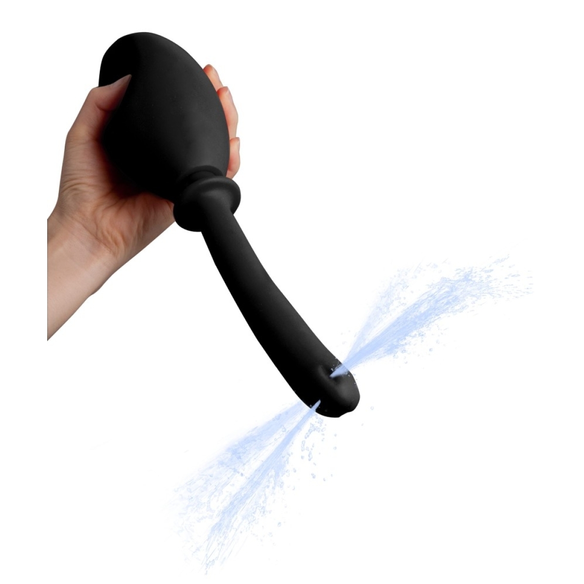 poire de lavement fresh tube 13 x 22cm contenance 275ml noire