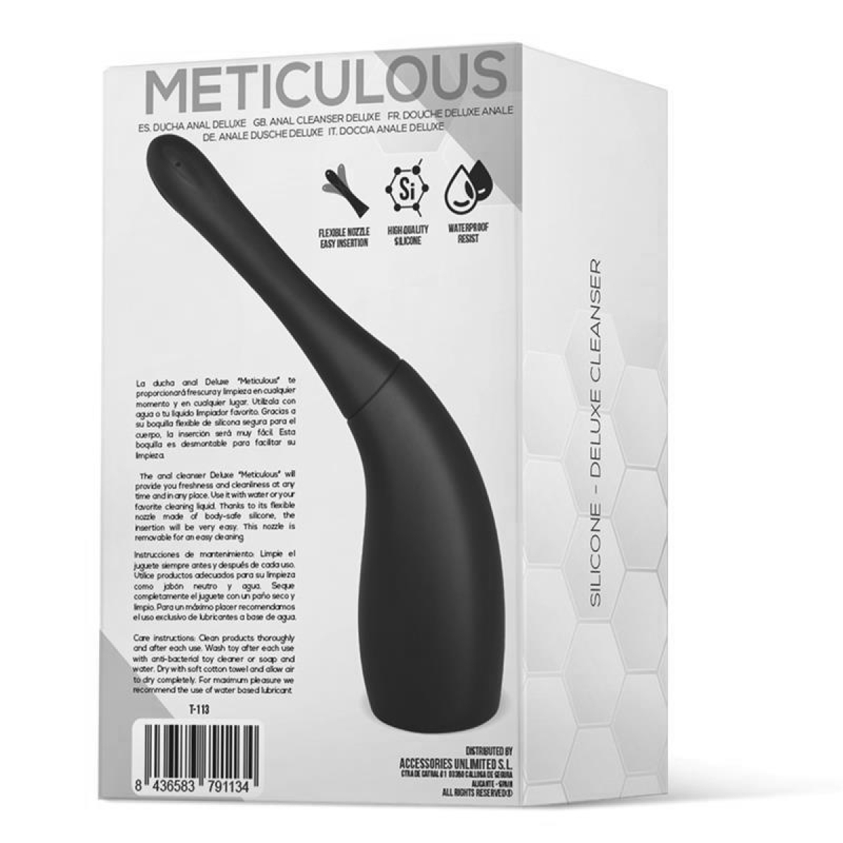 poire de lavement meticulous avec embout 12 x 2 cm contenance 180ml 2