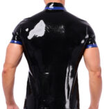 polo en latex xrub noir bleu 1