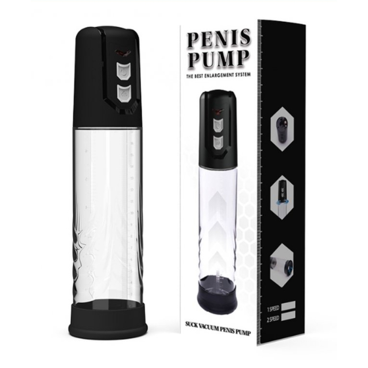 pompe a penis automatique aid erection 17 x 6cm 1