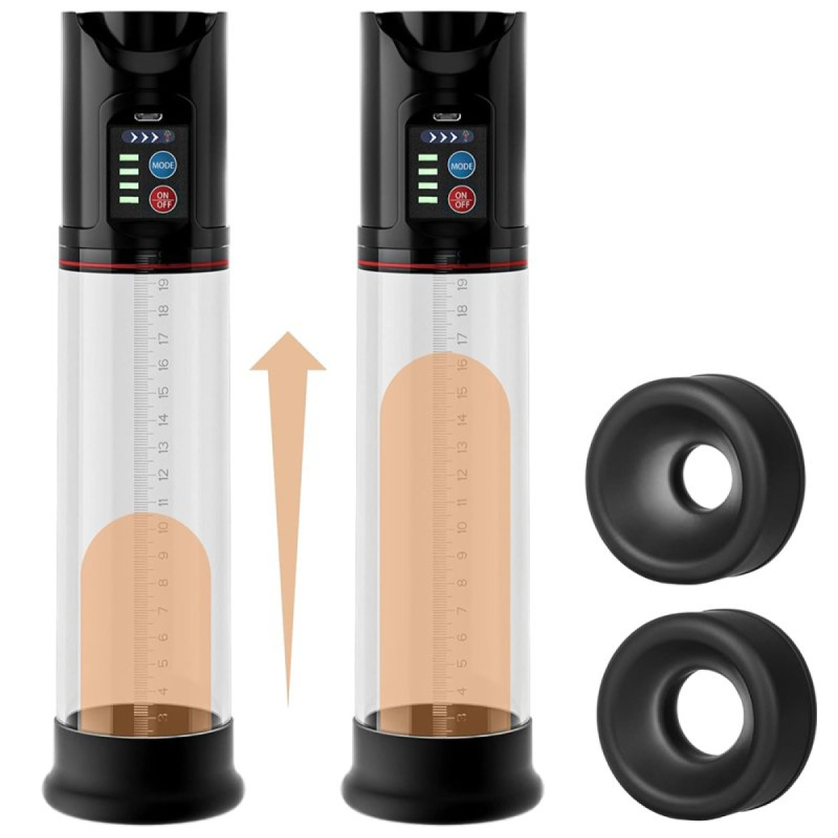 pompe a penis automatique slipp up 19 x 55cm 7