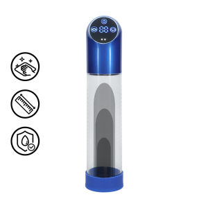 pompe a penis autovac 20 x 58 cm bleue