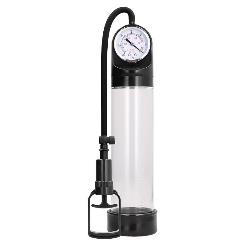 pompe a penis avec jauge comfort pump 21 x 6cm
