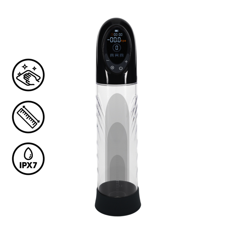 pompe a penis cyberpulse 21 x 6 cm noire 2