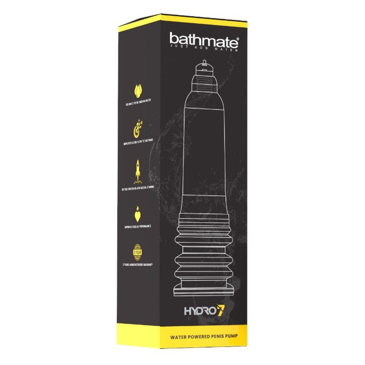 pompe a penis hydro7 transparente 1