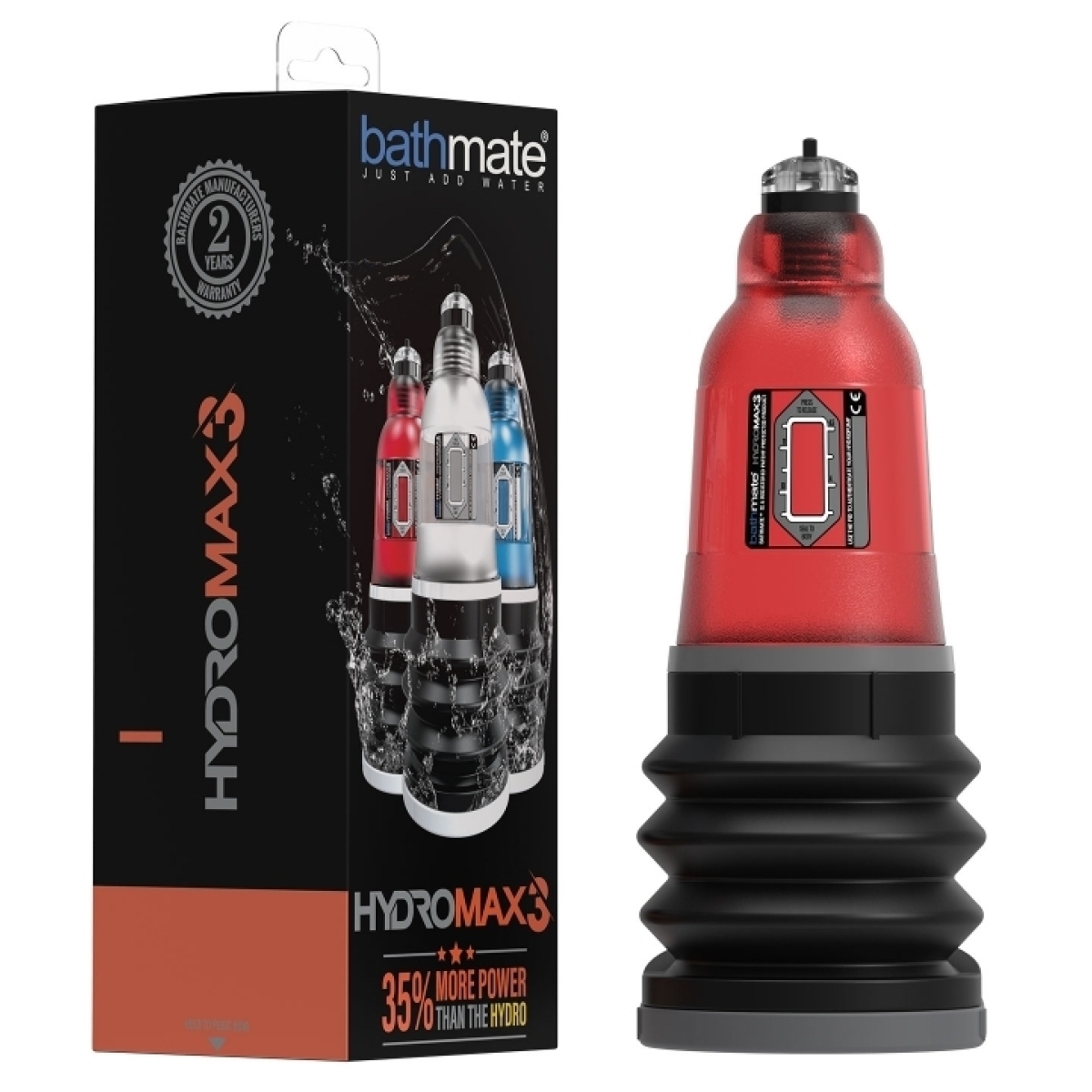 pompe a penis hydromax 3 rouge 1