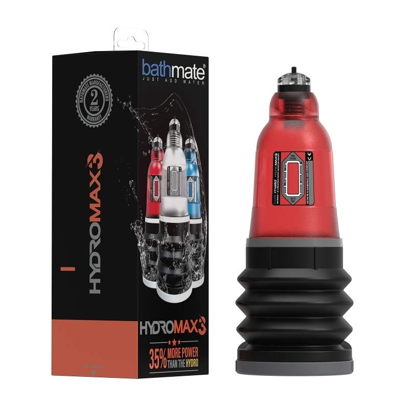 pompe a penis hydromax 3 rouge 1