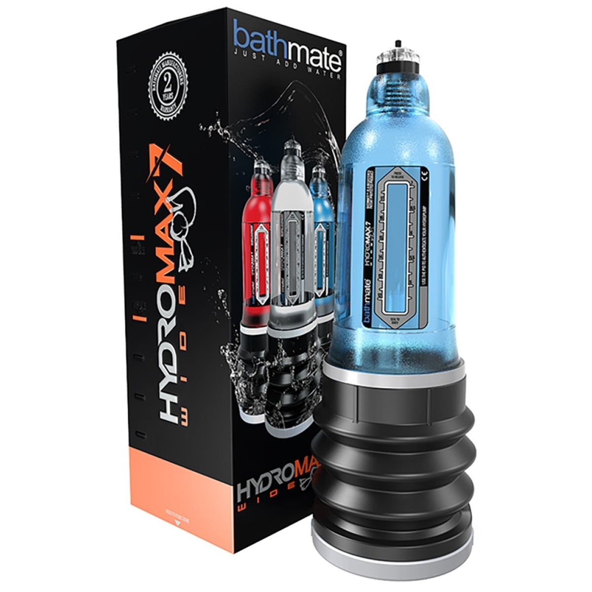 pompe a penis hydromax 7 wide boy bleue 1