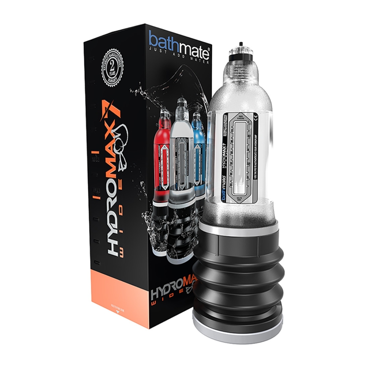 pompe a penis hydromax 7 wide boy clear 1