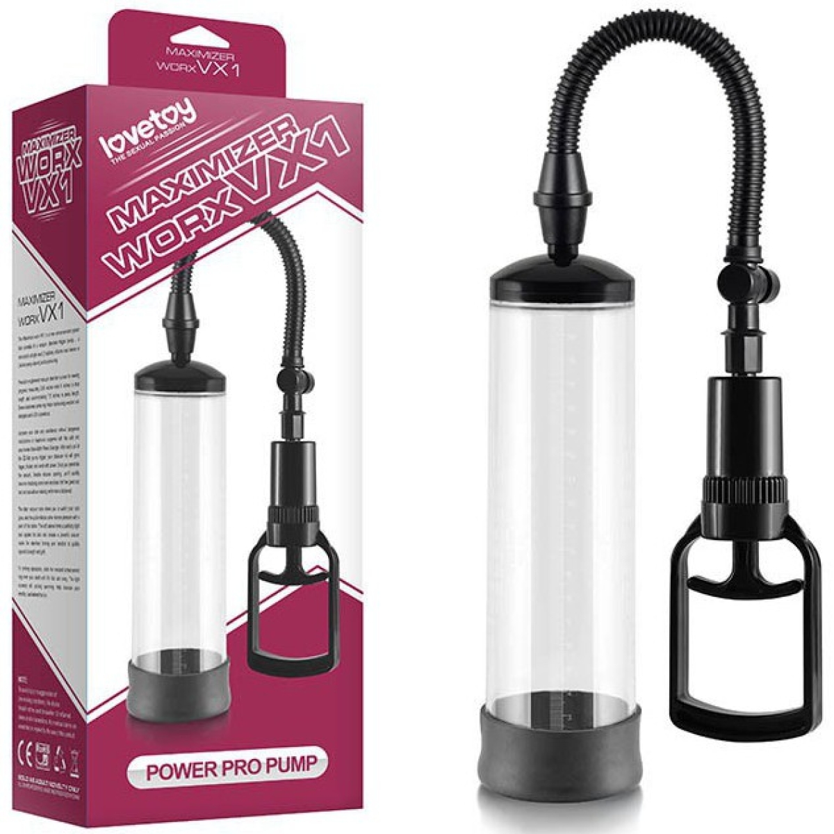 pompe a penis maximizer worx 20 x 6cm 1
