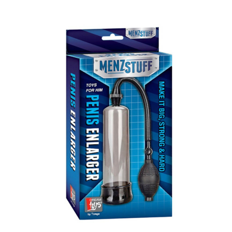 pompe a penis menzstuff 19 x 55 cm grise 1